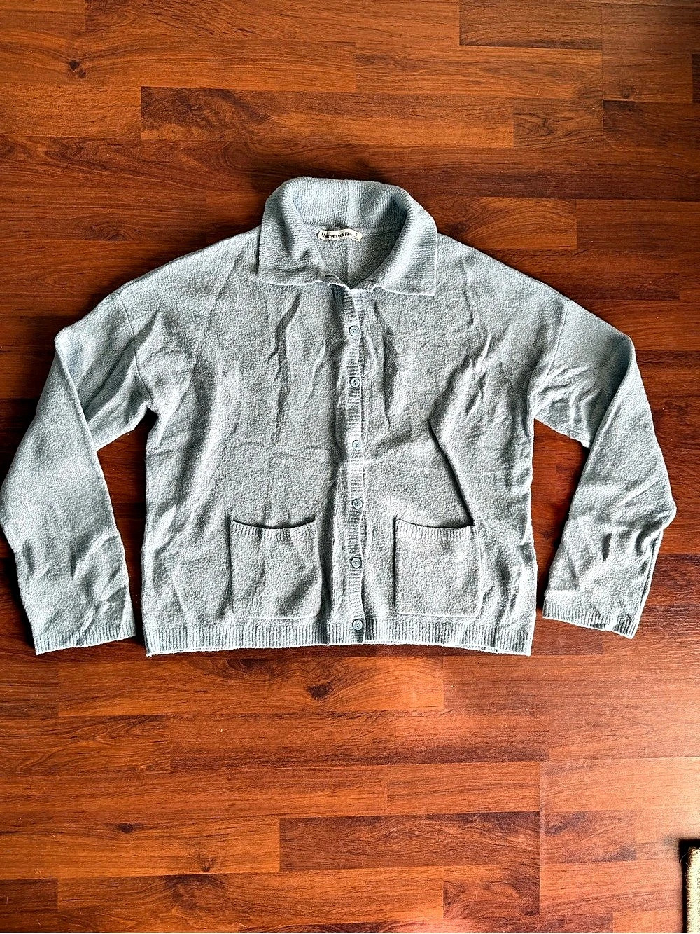 Abercrombie & Fitch Light Blue Button Sweater Size Small